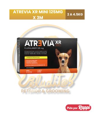 ATREVIA XR Mini 125mg – Perros de 2 a 4.5kg