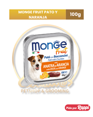 Monge fruit pato con naranja