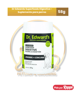 Dr Edwards Superfoods Digestive - Suplemento para perros