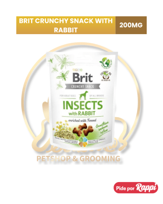 BRIT CRUNCHY SNACK WITH RABBIT 200GR