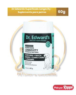 Dr Edwards Superfoods Longevity - Suplemento para perros