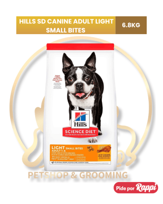 HILLS SD CANINE ADULT LIGHT SMALL BITES 6.8KG