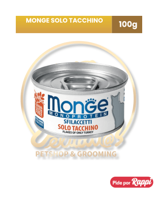 Monge Feline Monoprotein Turkey Tacchino 80 G