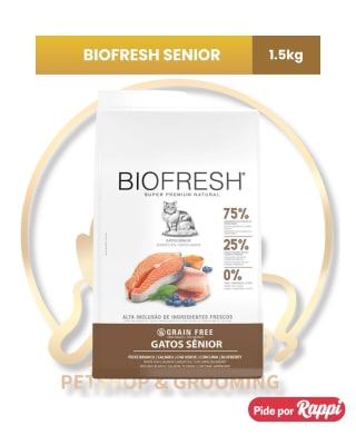 BIOFRESH GATO CASTRADO SENIOR PESCADO BLANCO 1.5
