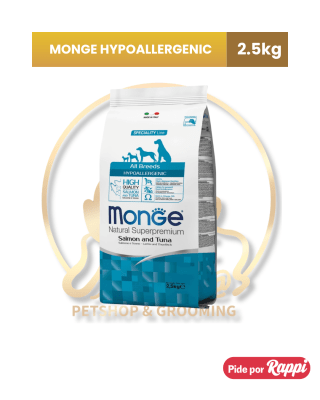 Monge Canine hypoallergenic salmon y atún