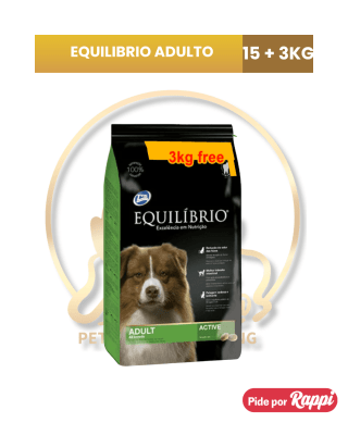 EQUILIBRIO ADULTOS 15+3KG