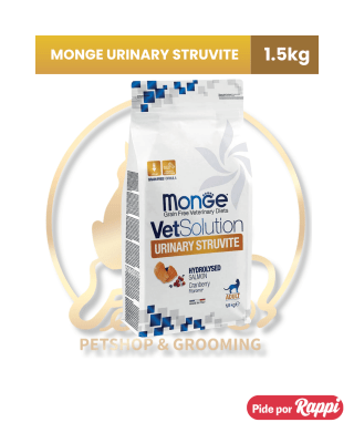 MONGE VET SOLUTION URINARY STRUVITE 1.5Kg