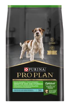 Pro Plan Sensitive Skin and stomach PAVO razas pequeñas 7.5 Kg