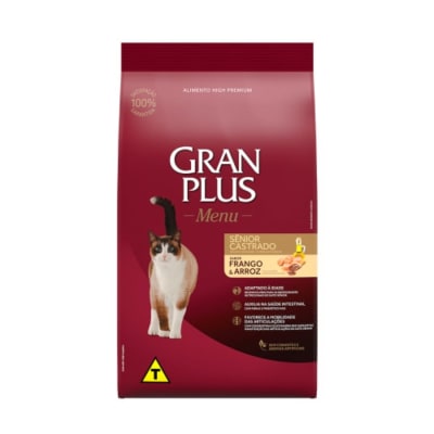 GRAN PLUS GATO SENIOR POLLO Y ARROZ x 3KG