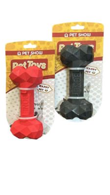 HUESOS DE GOMA PET TOY COLORES VARIADOS