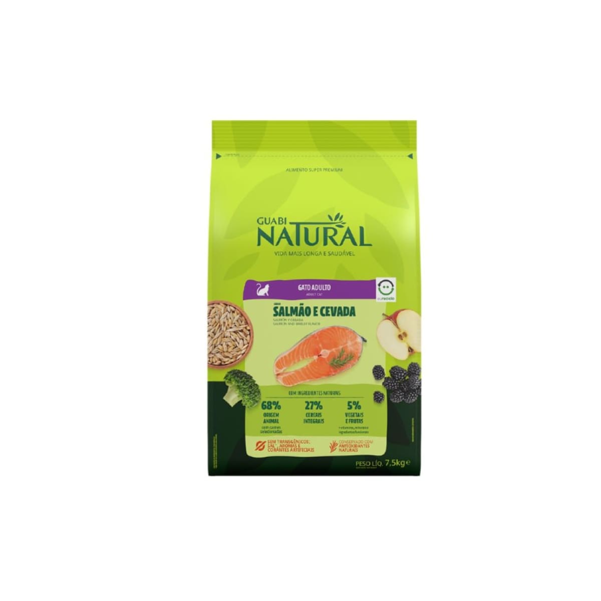 Guabi cebada y salmon felino 1.5kg1