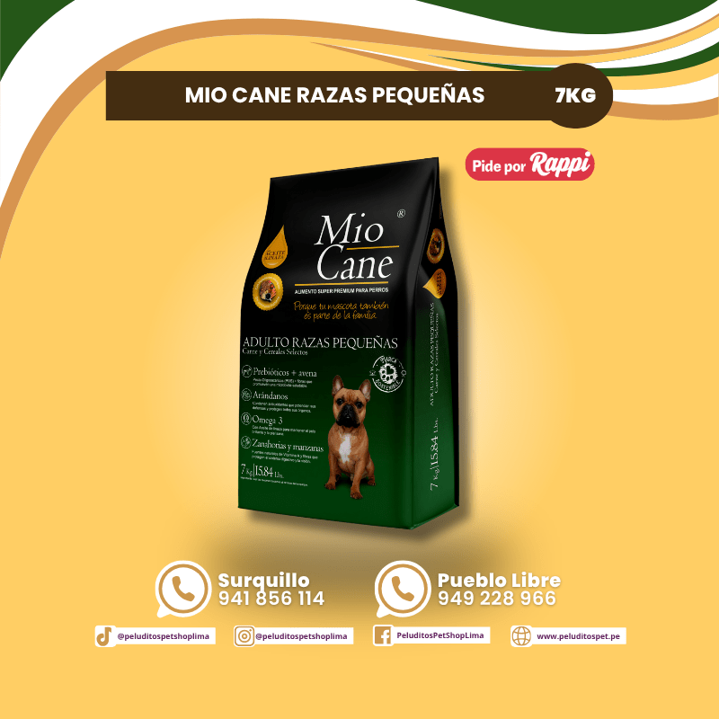 Mio Cane Super Premium Adulto Razas Pequeñas x 7 Kg1