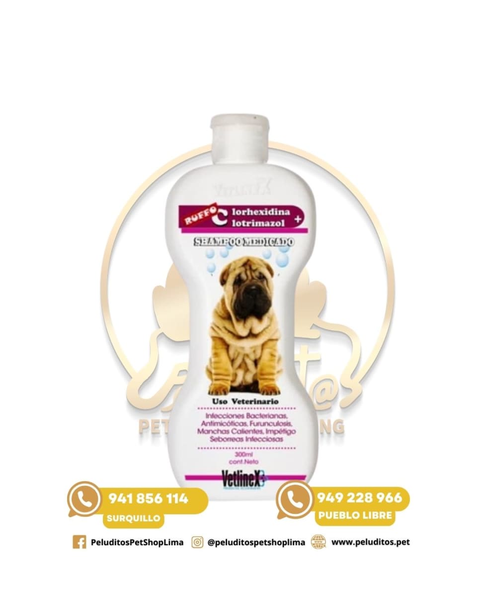 VETLINEX SHAMPOO MEDICADO x300ml3