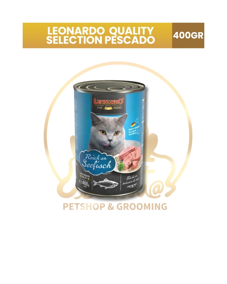 LEONARDO CAT QUALITY SELECTION PESCADO x 400gr1