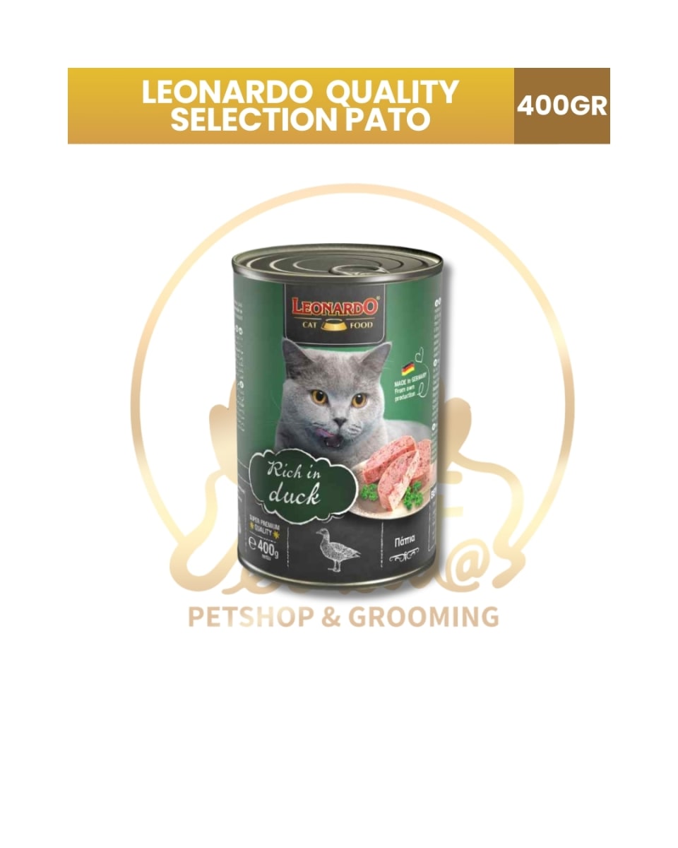 LEONARDO CAT QUALITY SELECTION DUCK x 400gr1