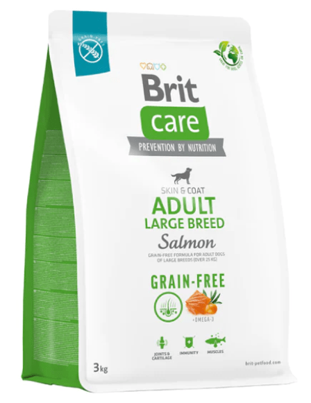 BRIT CARE GRAIN-FREE ADULT LARGE BREED SALMON & POTATO1