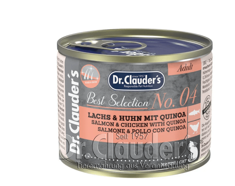 DR. CLAUDERS Best Selection Adult No. 04 Salmón y Pollo c/ Quinua 200 gr1