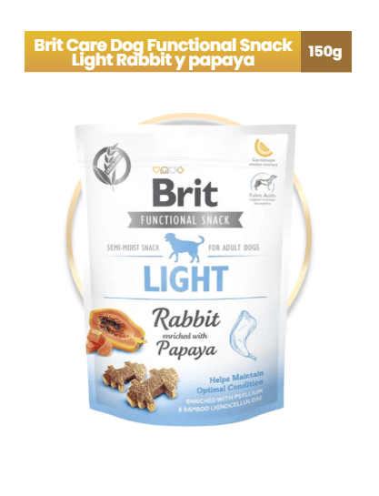 BRIT CARE DOG FUNCTIONAL SNACK LIGHT RABBIT 150 GR1