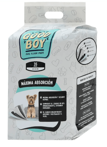 Good Boy Pañales Carbon Activado x 35 und1