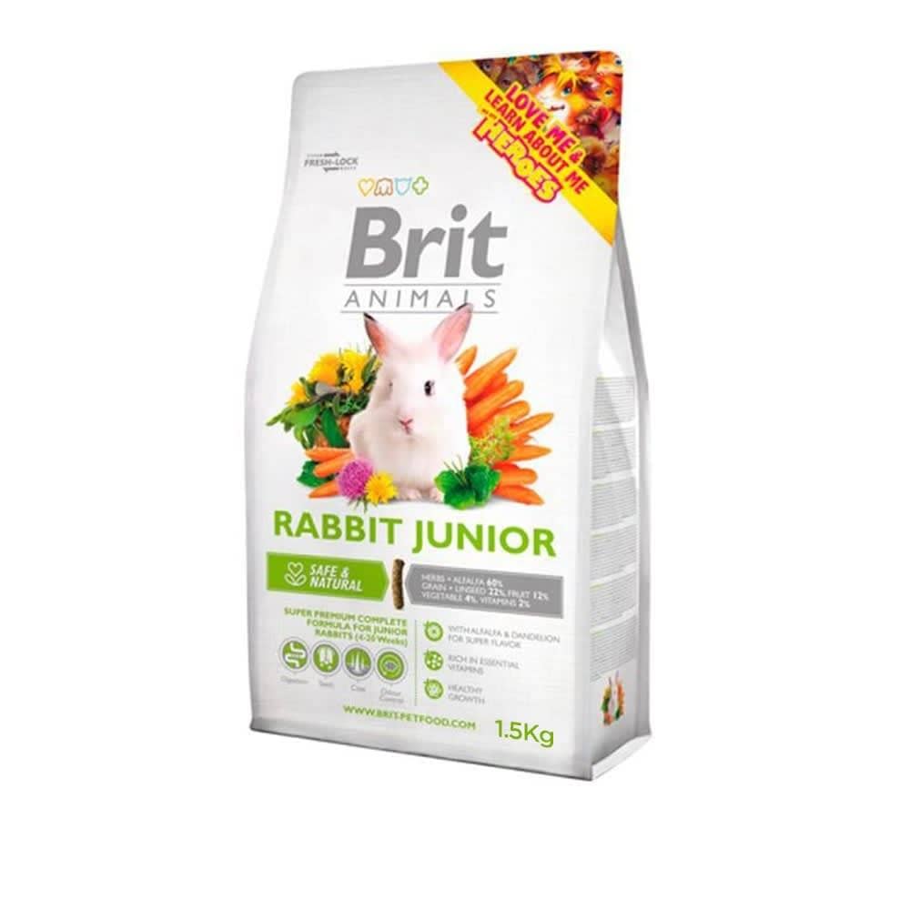 BRIT ANIMALS RABBIT JUNIOR Bolsa x 1.5 Kg1