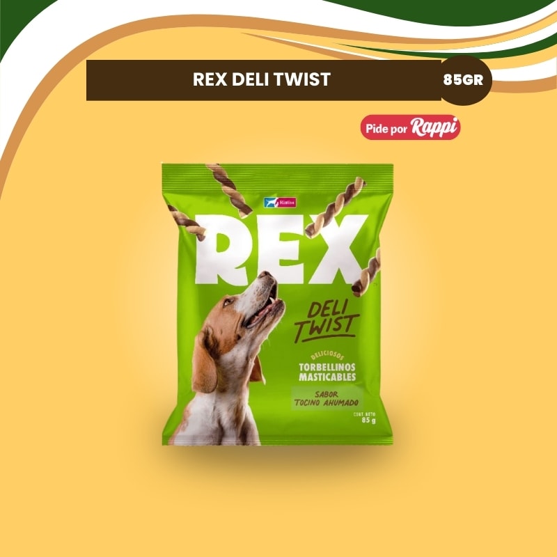 REX DELI TWIST TORBELLINOS MASTICABLES x 85 gr1