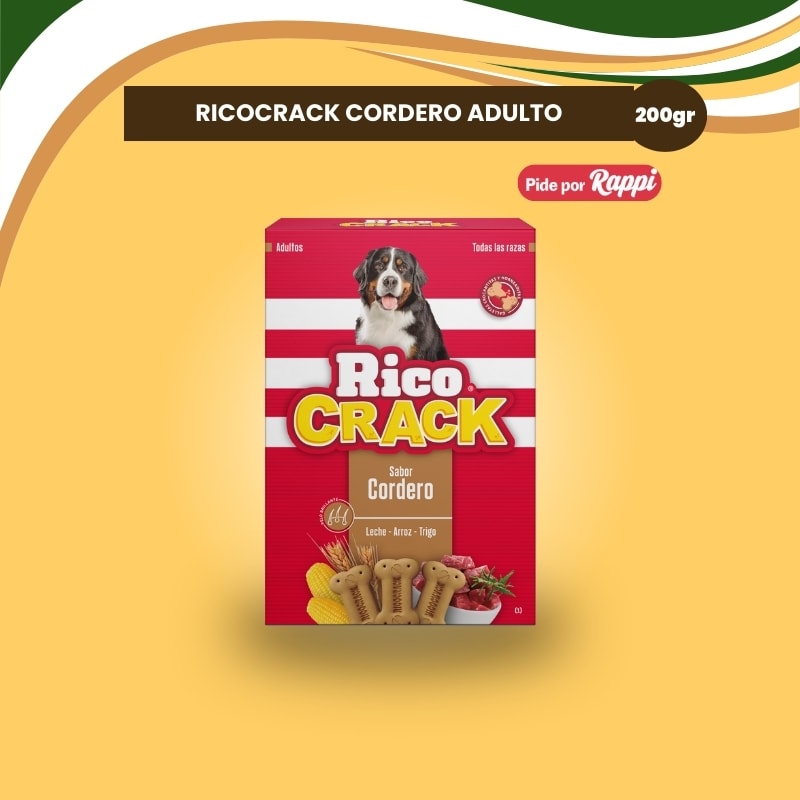 RICOCRACK CORDERO ADULTO Caja x 200 gr.1