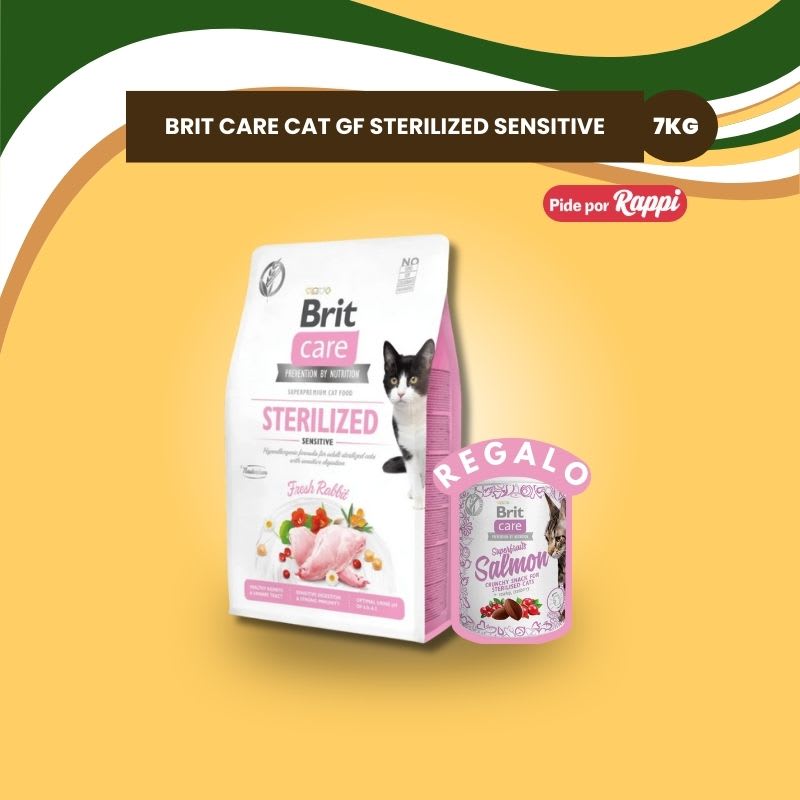 BRIT CARE CAT GF STERILIZED SENSITIVE x 2 Kg2