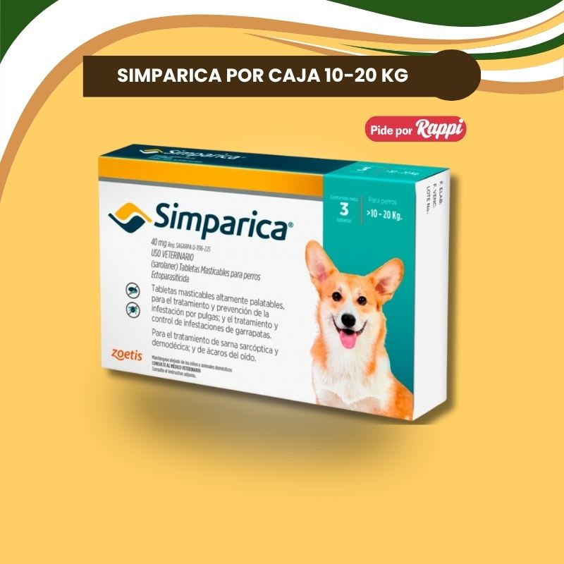 SIMPARICA 20 mg 5 - 10 kg3