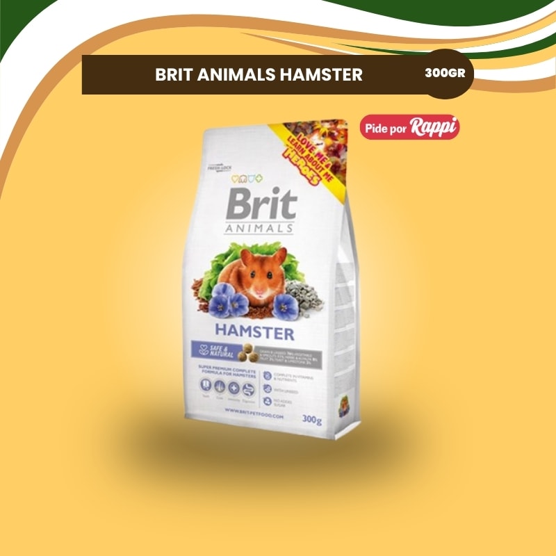 BRIT ANIMALS HAMSTER Bolsa x 300 gr.1
