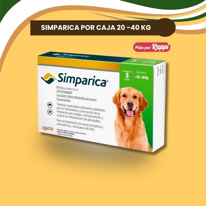 SIMPARICA 20 mg 5 - 10 kg4