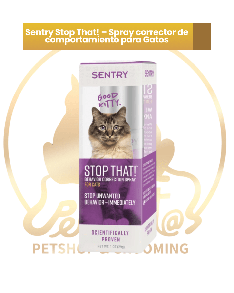 Sentry Stop That! - Spray corrector de comportamiento para Gatos1