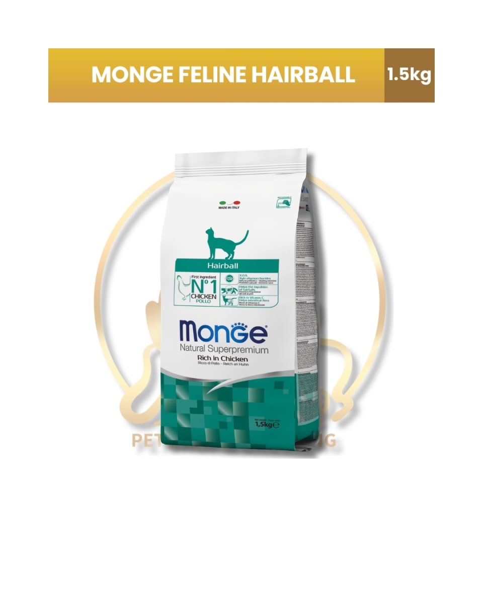 Monge Feline Hairball Control - Felino Control de Bolas de Pelo1