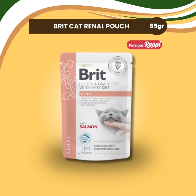Brit Vet Cat Renal Pouch 85gr.1