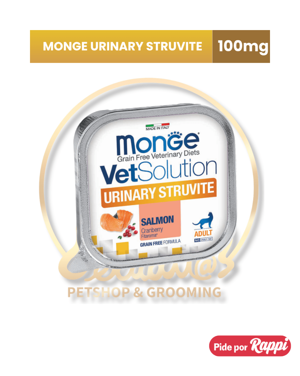 MONGE VS FELINE URINARY STRUVITE 100 gr.1