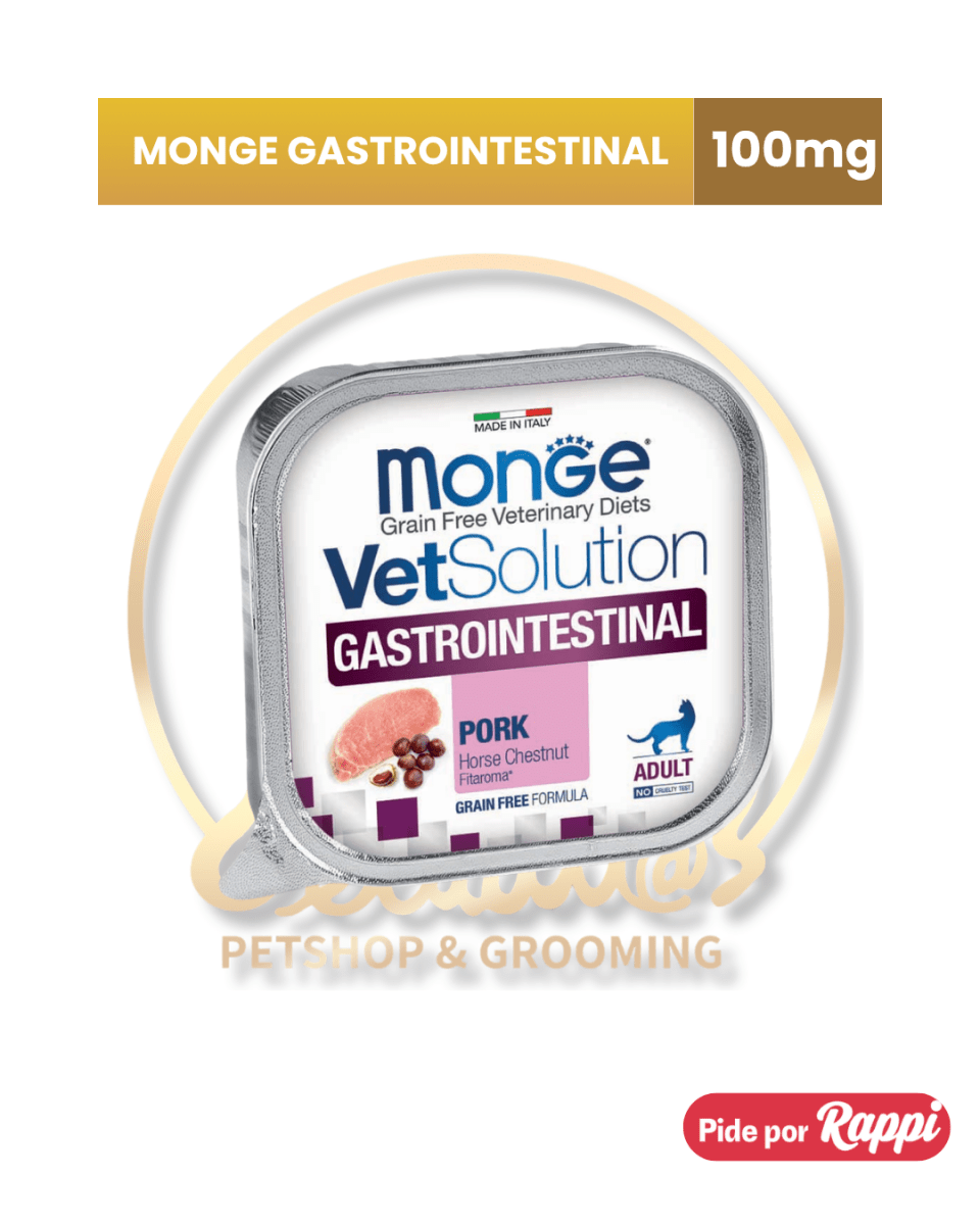 Monge VS Feline Gastrointestinal 100gr paté1