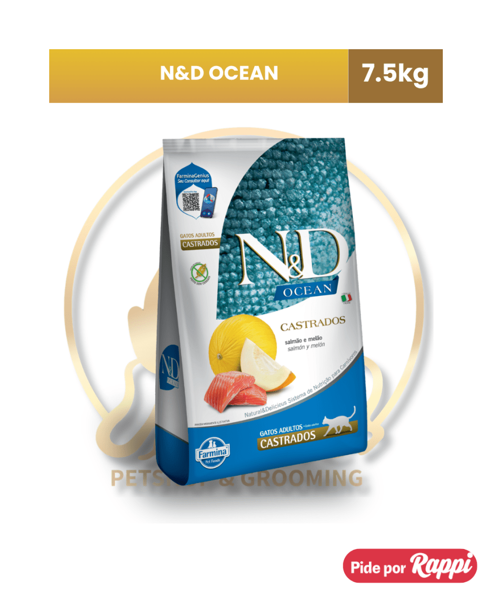N&D OCEAN FELINE SALMON ADULTO CASTRADO1