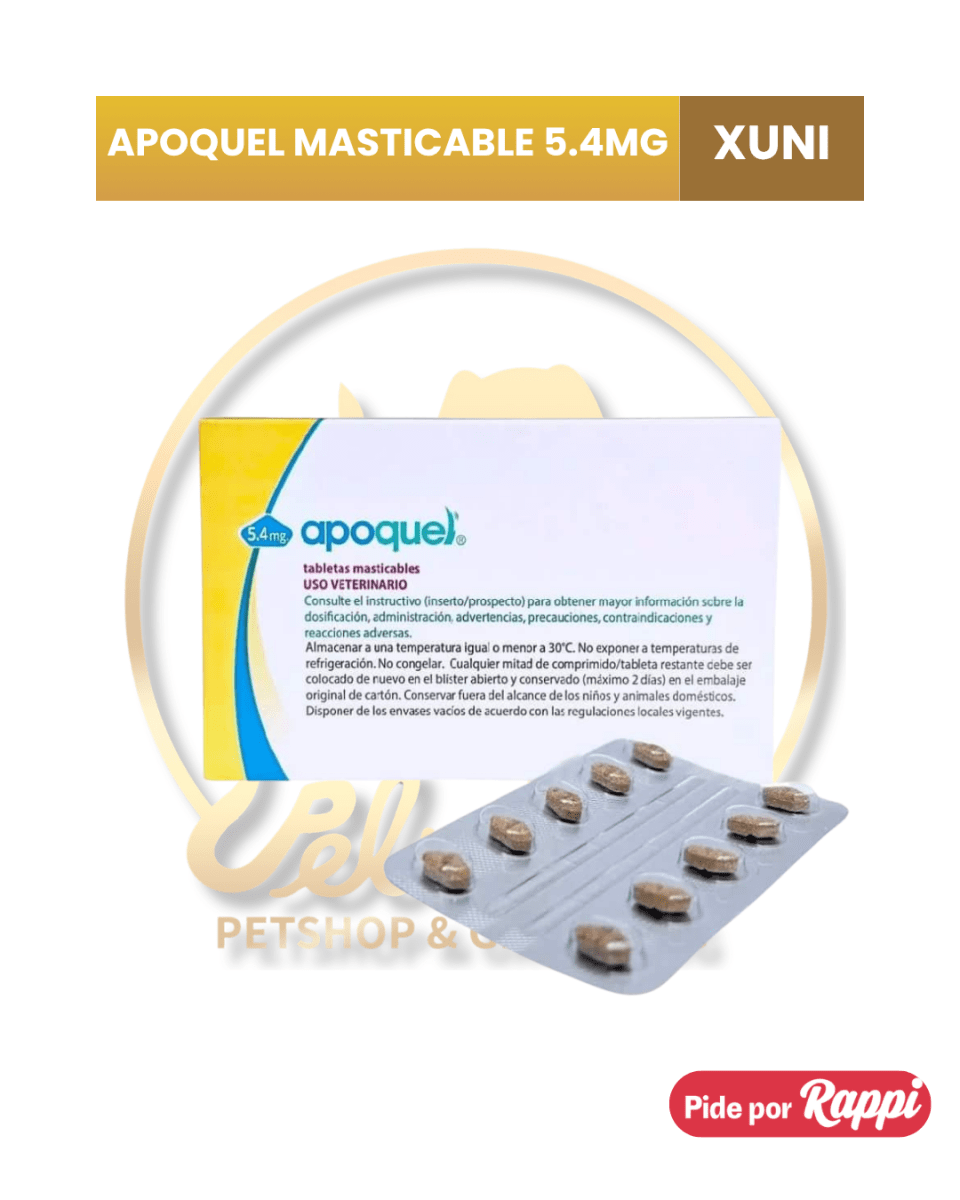 APOQUEL MASTICABLE 5.4MG UND1