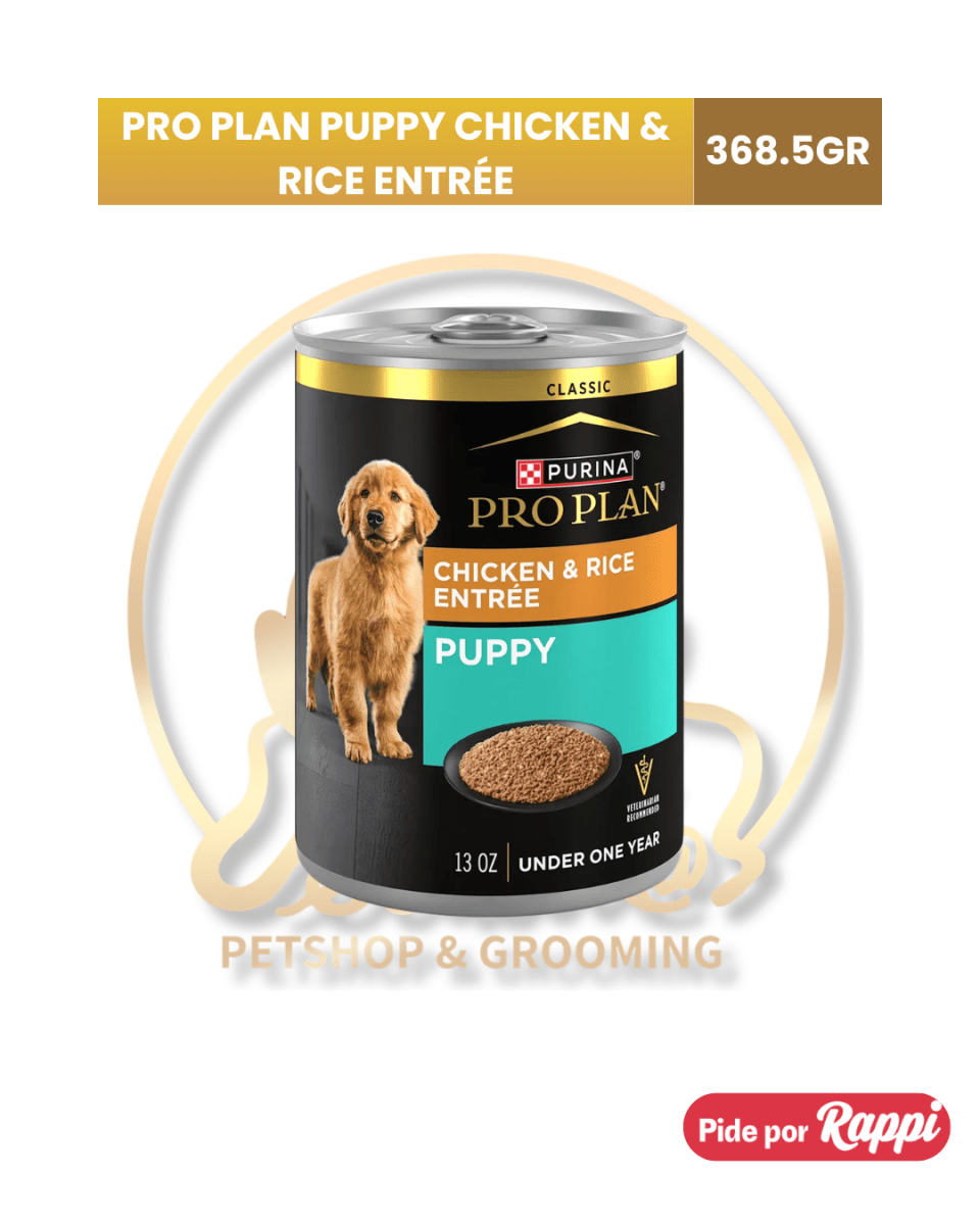 PRO PLAN PUPPY CHICKEN AND RICE ENTRÉE x 368.5 gr1