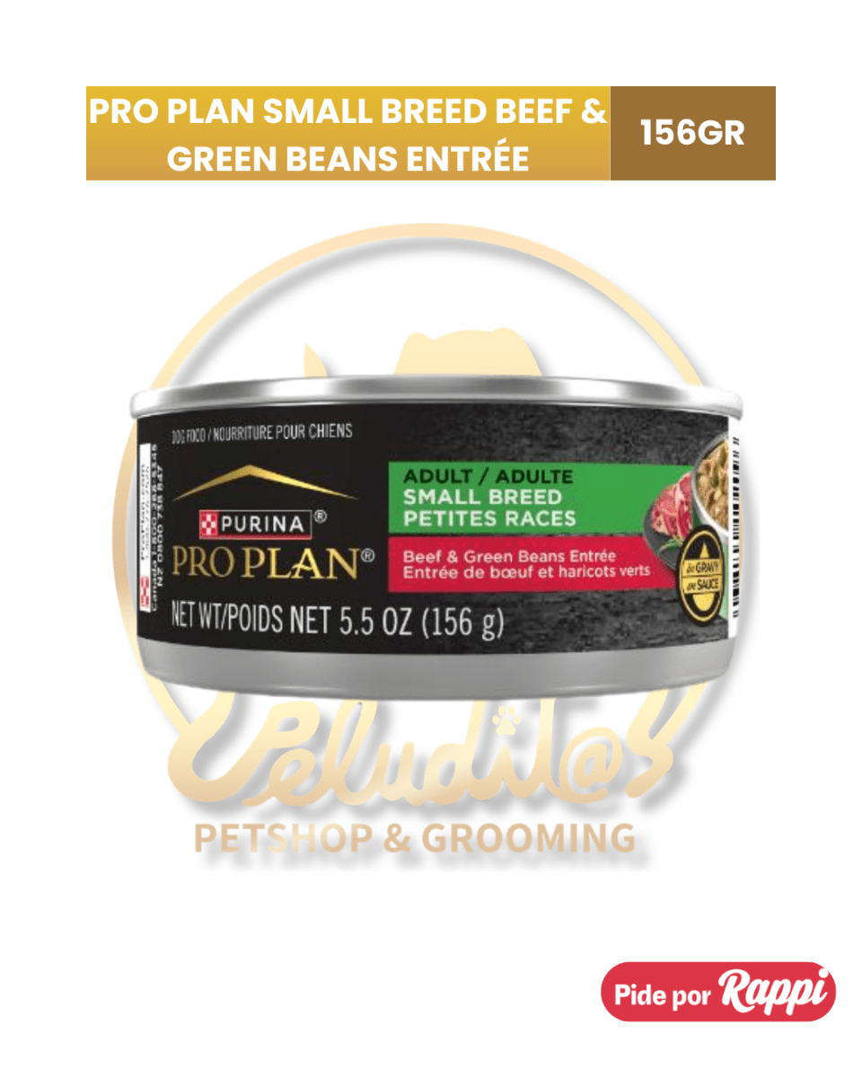 PRO PLAN SMALL BREED BEEF & GREEN BEANS ENTRÉE - 156 gr1