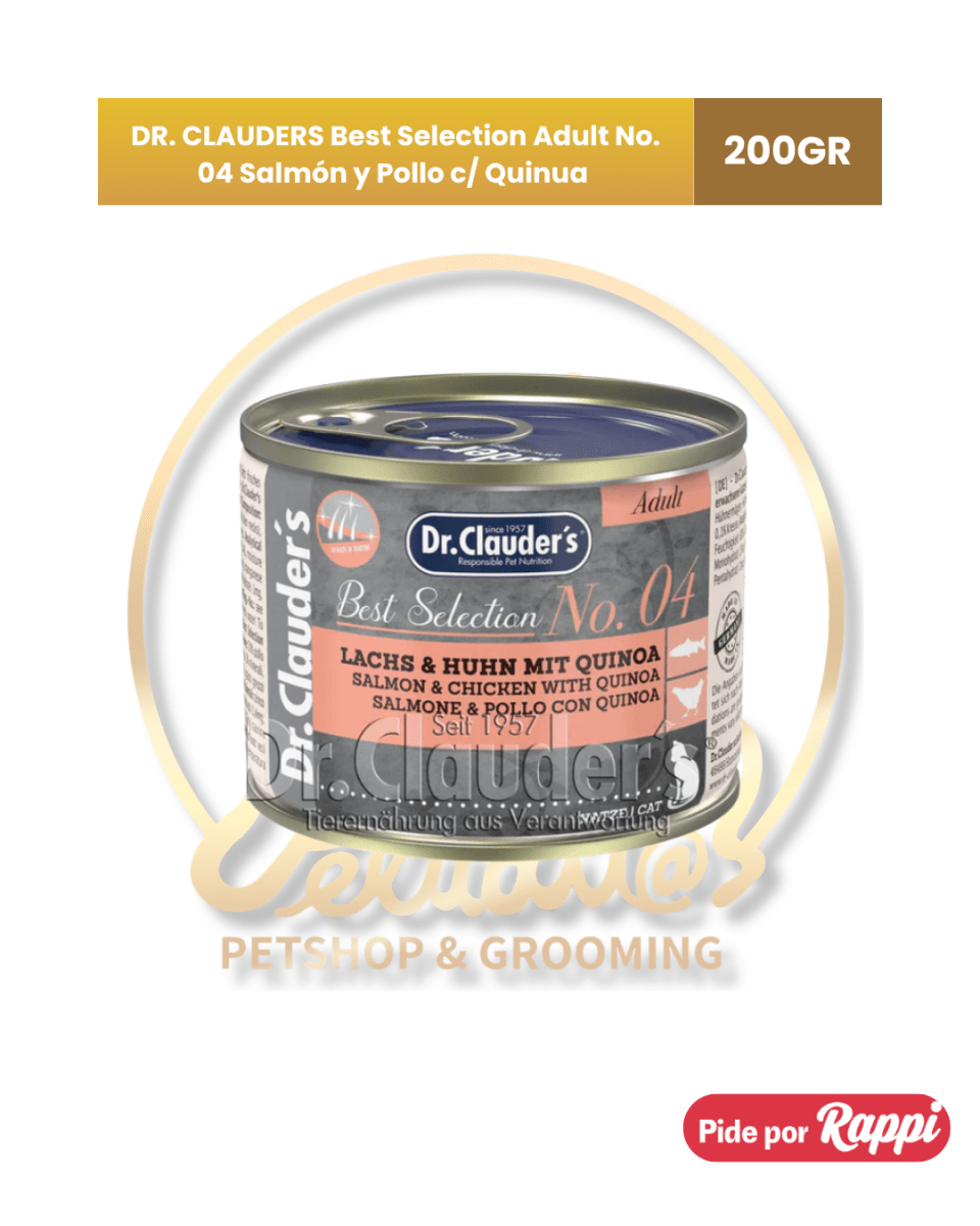 DR. CLAUDERS Best Selection Adult No. 04 Salmón y Pollo c/ Quinua1