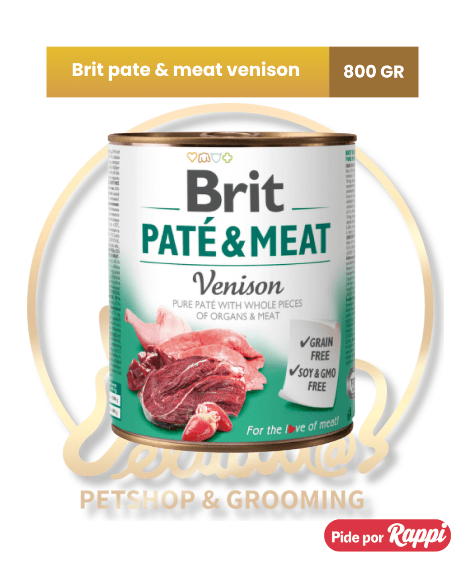 BRIT PATE & MEAT VENISON Lata x 800gr1