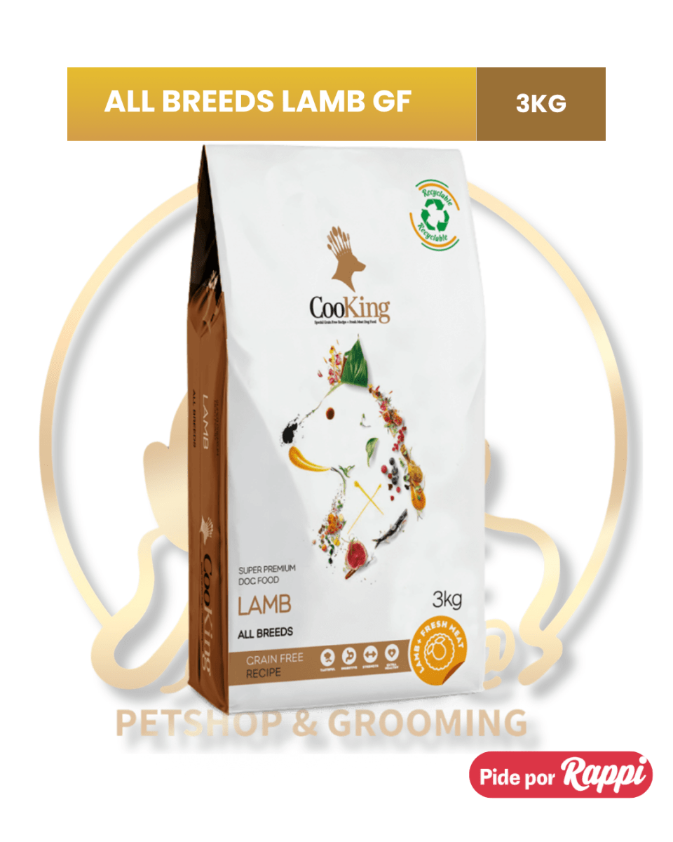 COOKING DOG FOOD ALL BREEDS LAMB GF RECIPE 3 KG1