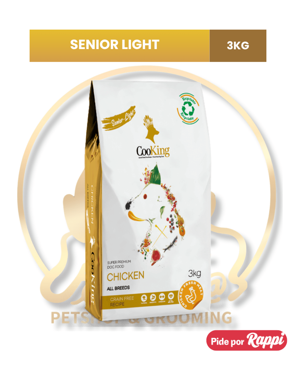 COOKING DOG FOOD SENIOR-LIGHT CHICKEN GF RECIPE 3 KG1