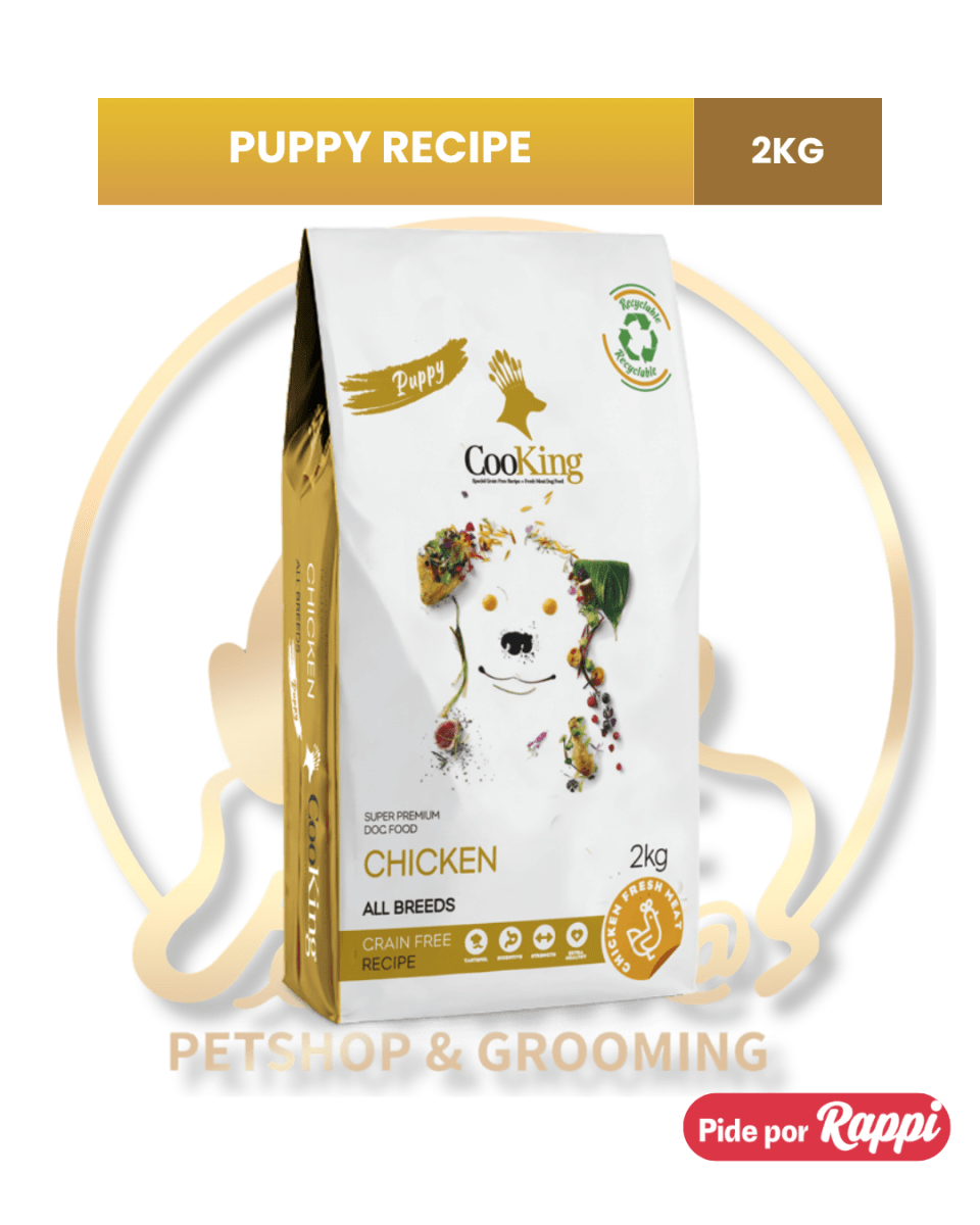 COOKING DOG PUPPY CHICKEN ALL BREEDS GF RECIPE 2 KG1