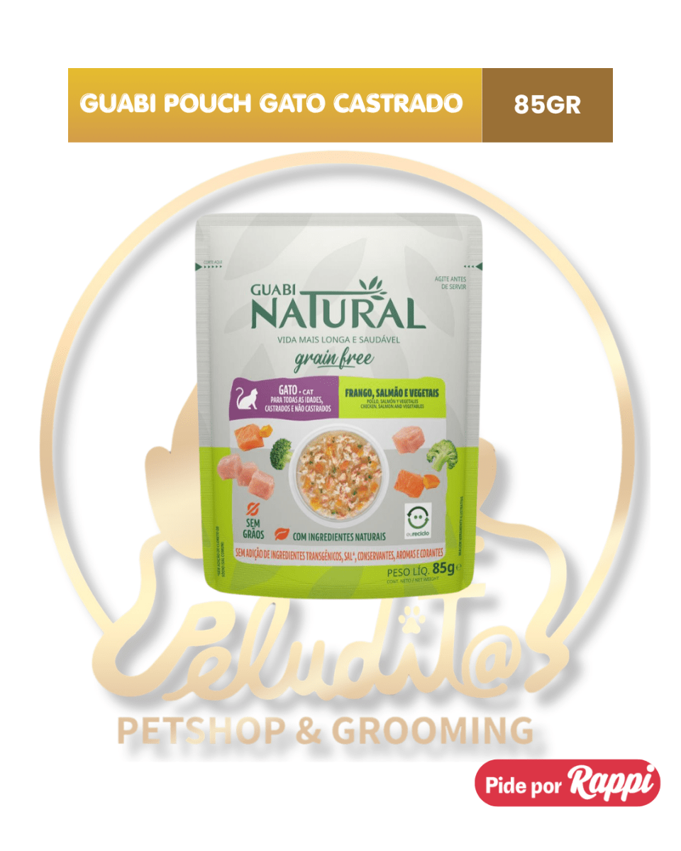 GUABI POUCH GATO CASTRADO  85GR1