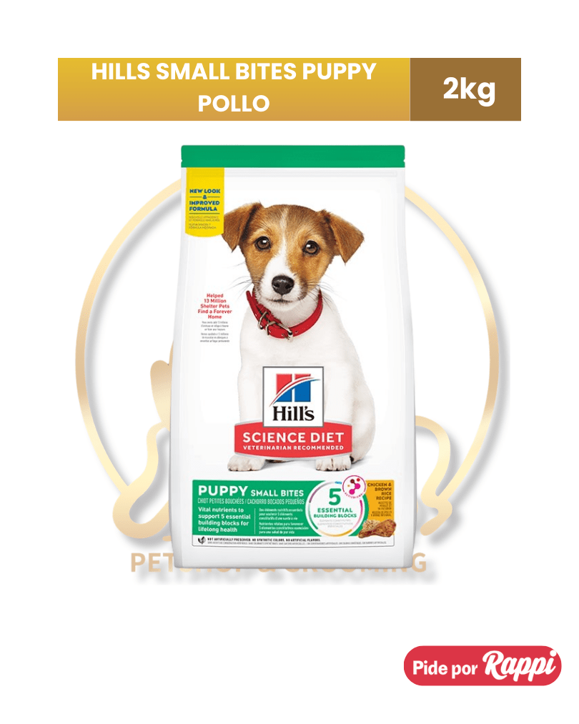 HILLS Puppy Small Bites Pollo & Cebada1