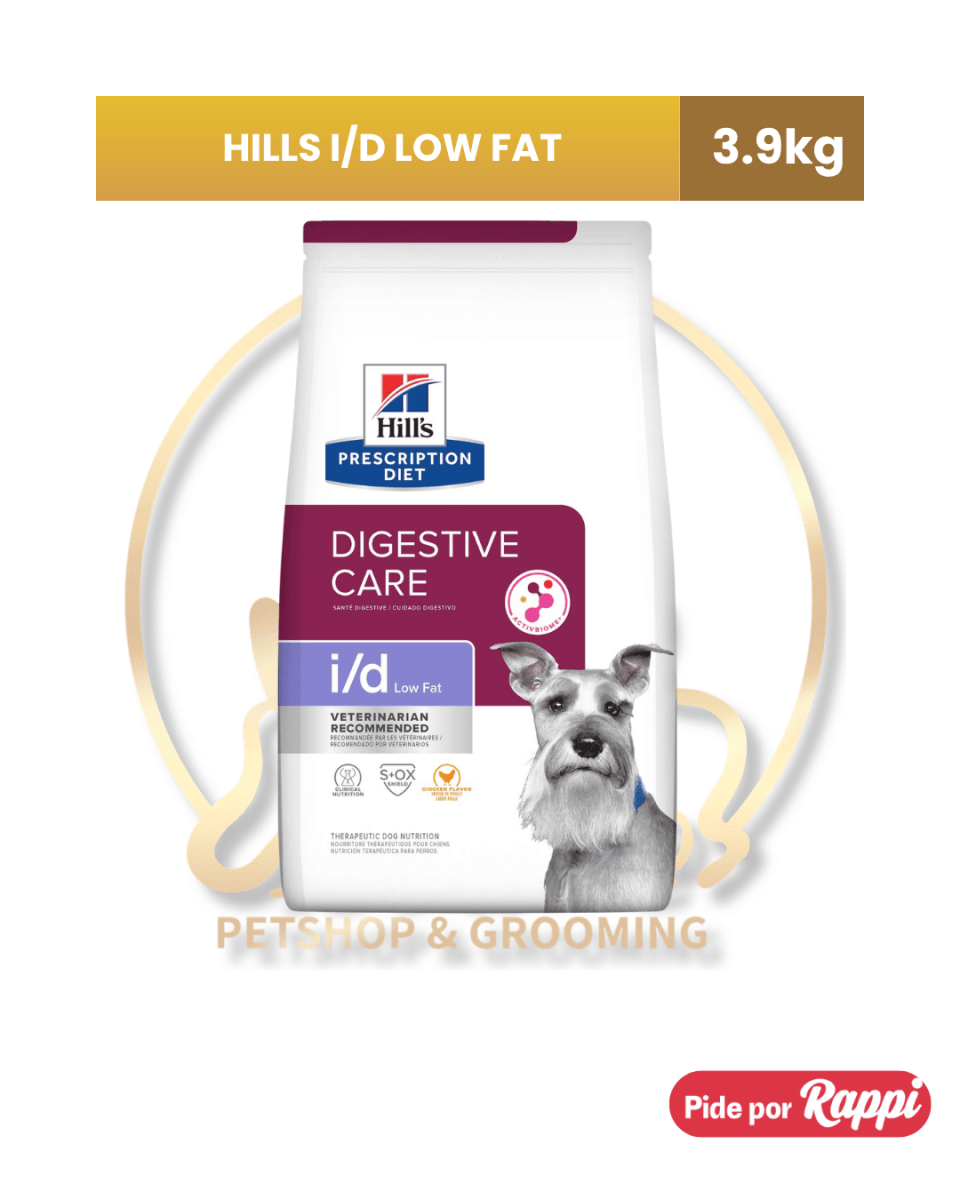 HILLS PD Canine I/D Low Fat Bolsa x 3.9 Kg1
