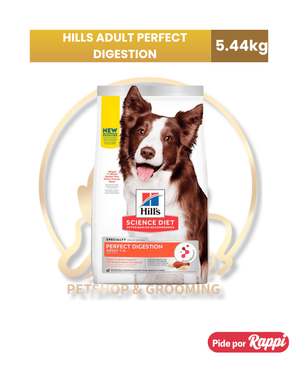 HILLS SD CANINE ADULT PERFECT DIGESTION x 5.44 Kg.1