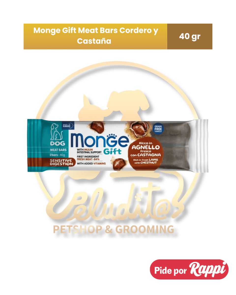 Monge Gift Meat Bars Cordero y Castaña 40gr1
