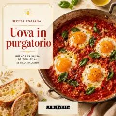 Uova in purgatorio · Huevos en salsa de tomate al estilo italiano